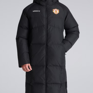 Manchester United Football Club Adidas Black Puffer Coat