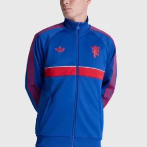 Manchester United x Adidas Blue Track Jacket