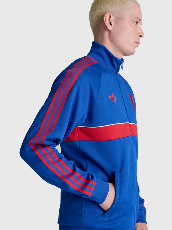 Manchester United x Adidas Blue Track Jacket for sale