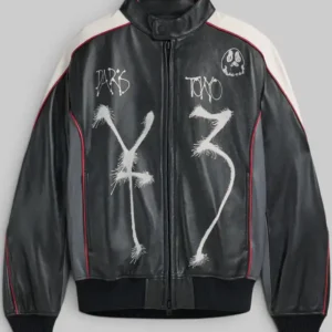 Mark Gonzales Y-3 Chito Leather Biker Jacket For Sale