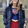 Melissa Benoist Supergirl Blue Coat