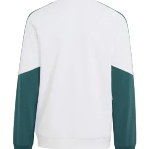 Men Real Madrid White Adidas Zip Jacket