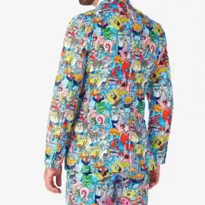 Mens SpongeBob™ Frenzy Printed 2 Piece Suit Shop Now