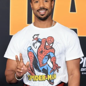 Michael B Jordan Spider-Man Premiere T-Shirt