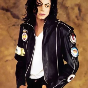 Michael Jackson Royal England Badge Black Jacket