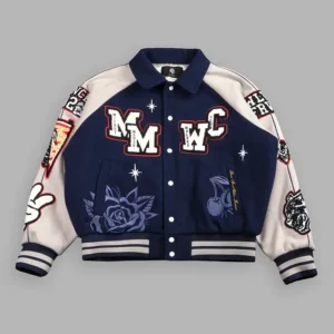 Mickey Mouse Wolves Club Navy Letterman Jacket