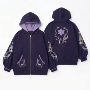 Midnight Spell Witch Academy Purple Hoodie