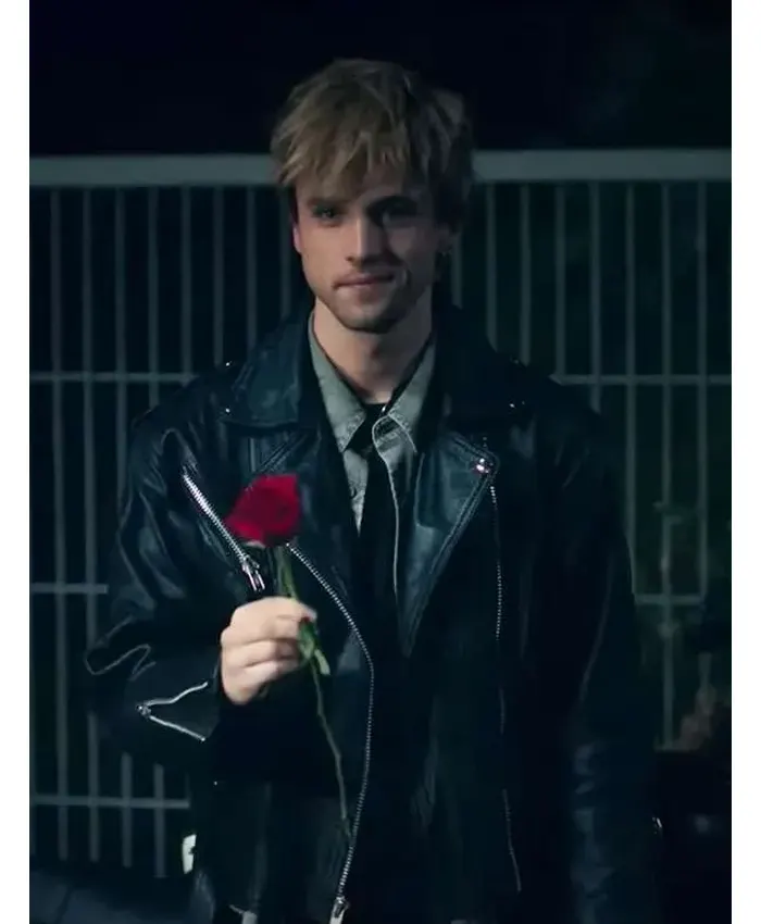 Mikel Niso Boulevard Black Leather Jacket