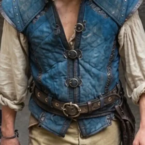 Milo Manheim Tangled Blue Vest