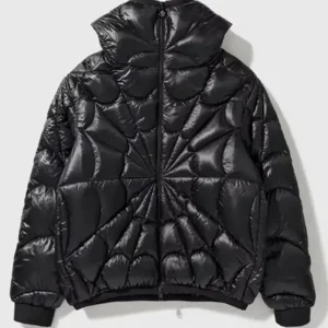 Moncler x Spiderman Black Padded Jacket