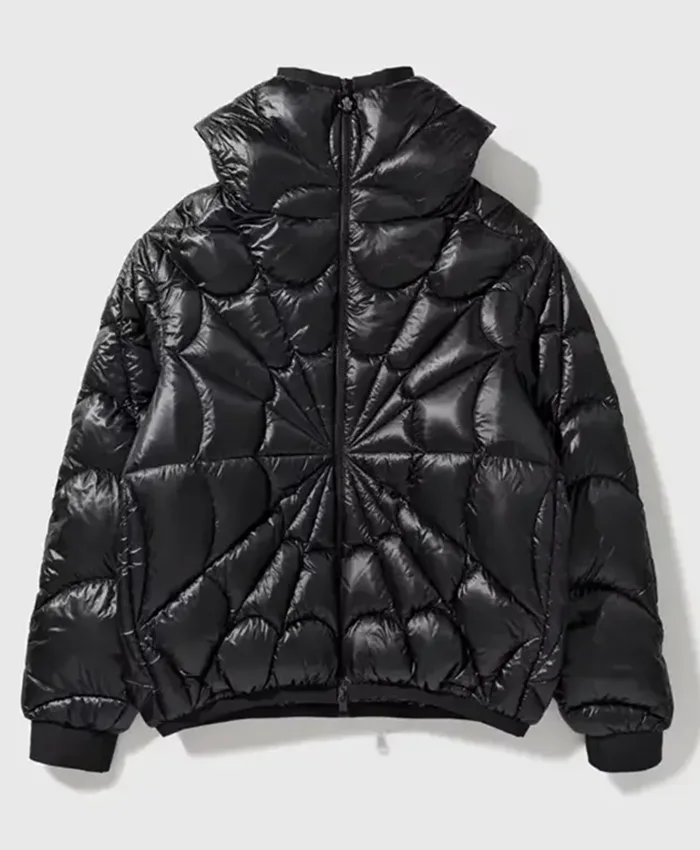 Moncler x Spiderman Black Padded Jacket
