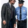 Motor City Pablo Schreiber Black Leather Coat