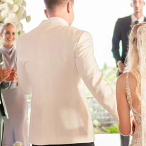MrBeast Wedding White Blazer For Sale