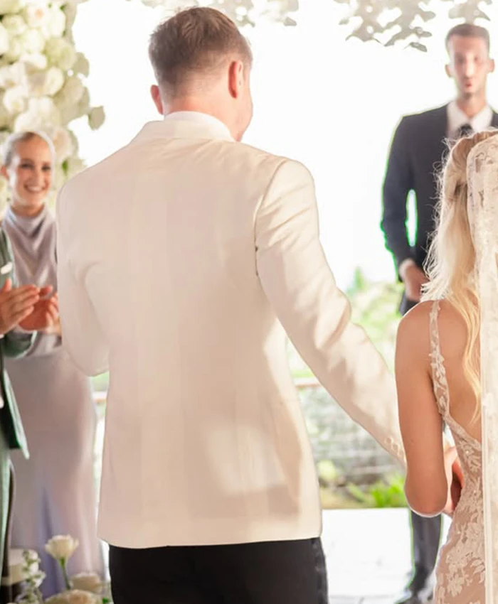 MrBeast Wedding White Blazer For Sale