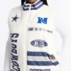 NFL Dallas Cowboys Fan White Puffer Vest