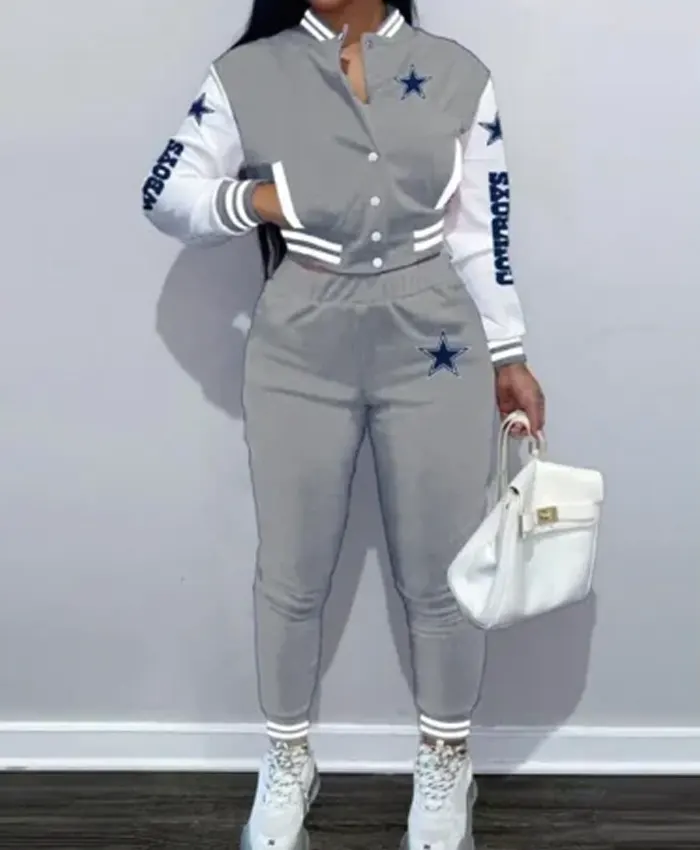 NFL Dallas Cowboys Gray Tracksuit