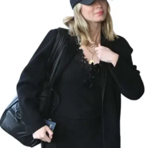 NYC Airport Emily Blunt Black Jacket