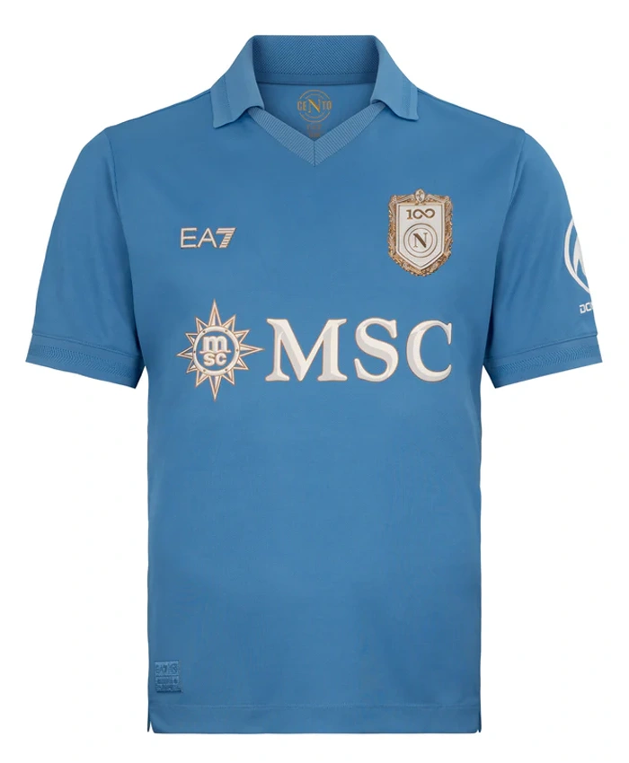 Napoli Home Authentic 2026-2027 Blue Jersey
