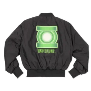 New Lanterns Black Bomber Jacket