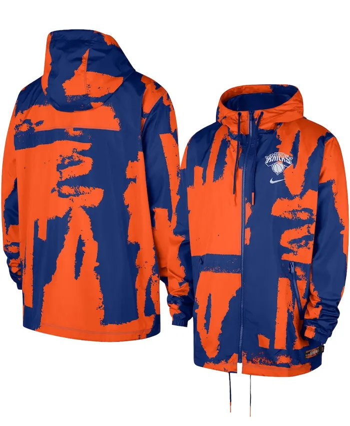 New York Knicks Men’s Nike Courtside Club Full-Zip Jacket