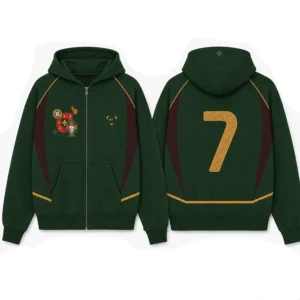 Nike x Ronaldo One Last Dance Portugal Green Zip Hoodie