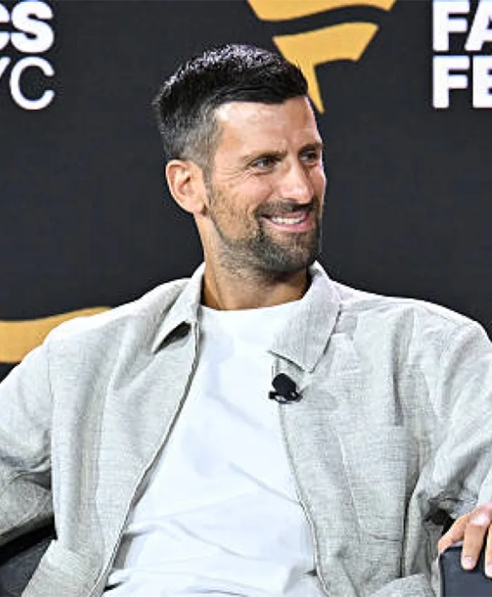 Novak Djokovic Fanatics Fest NYC 2026 Gray Jacket