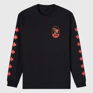 OVO Canada Basketball Long Sleeve T-Shirt