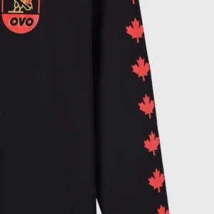 OVO Canada Basketball Long Sleeve T-Shirt for sale