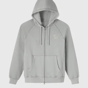 OVO Muskoka Raglan Full-Zip Grey Hoodie