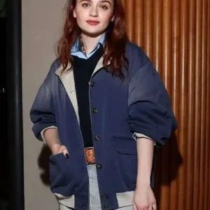 PFW 2026 Joey King Blue Jacket For Sale