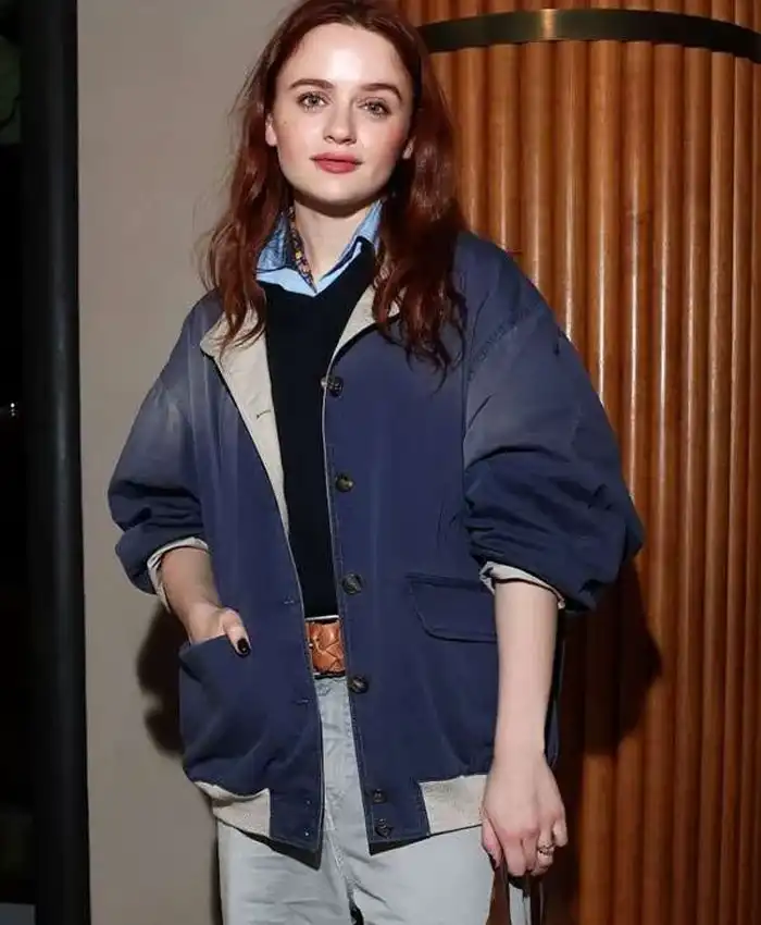 PFW 2026 Joey King Blue Jacket For Sale
