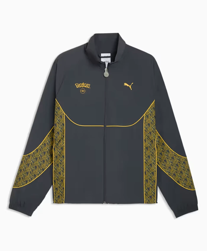 PUMA x Pokemon Pikachu Pumatech-X Grey Jacket