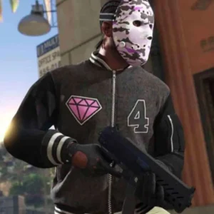 Panther Grand Theft Auto Varsity Jacket