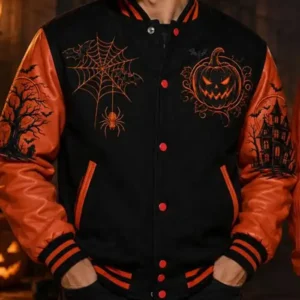 Personalize Halloween Varsity Jacket