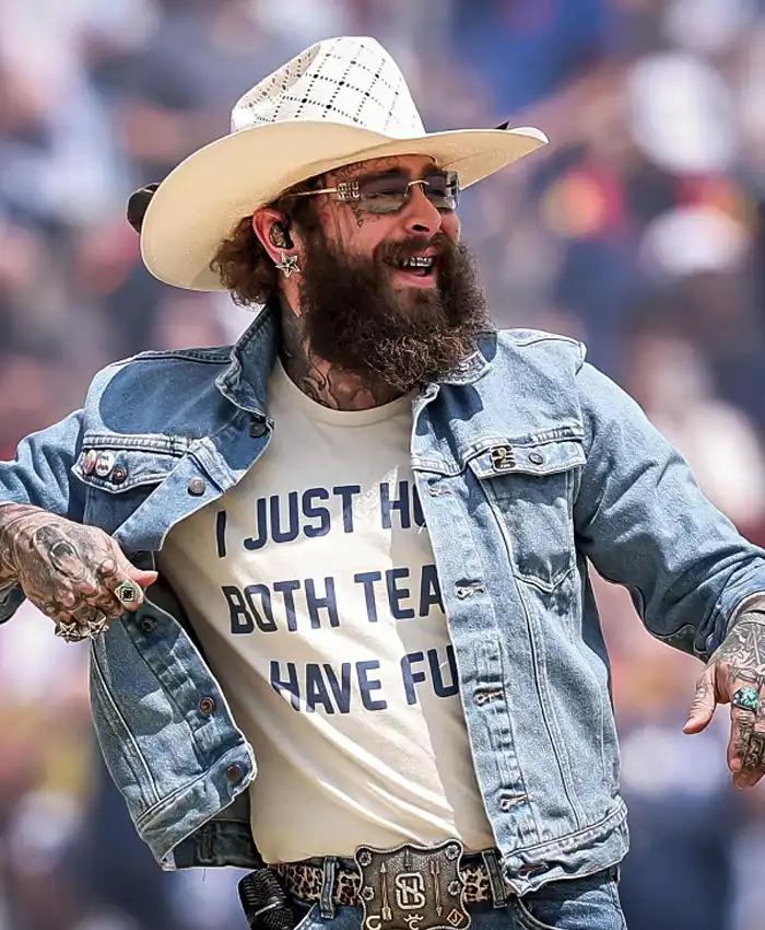 Post Malone FIFA Final 2026 Denim Jacket