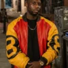 Power Book III S05 Joey Bada$$ 8 Ball Leather Jacket