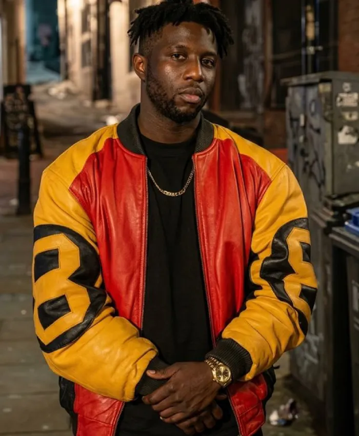 Power Book III S05 Joey Bada$$ 8 Ball Leather Jacket