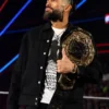 RAW 2026 Roman Reigns Black Denim Jacket