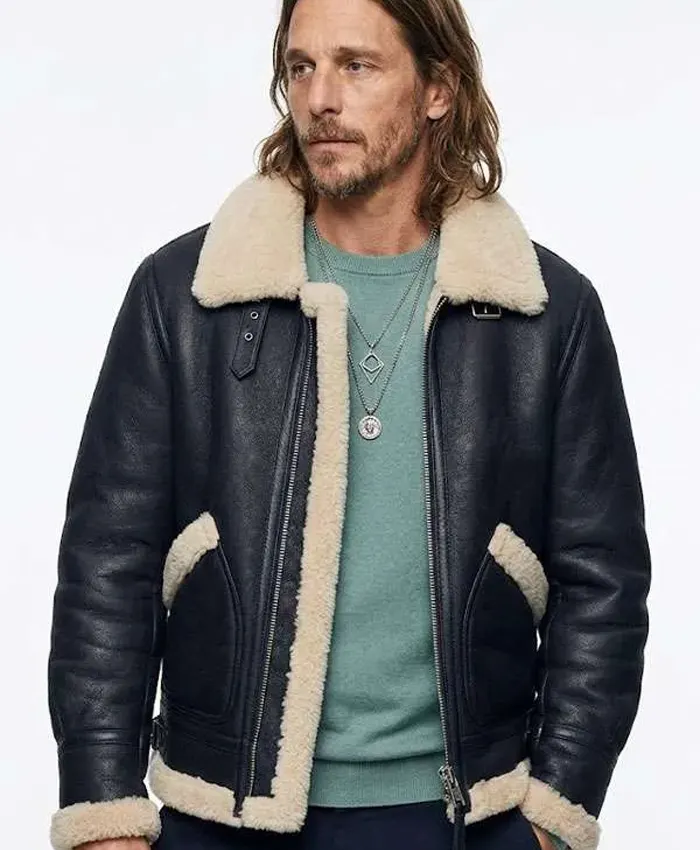 Ransom Canyon S02 Ben Robson Shearling Jacket