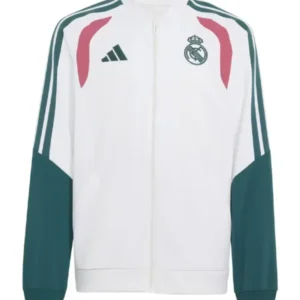 Real Madrid Adidas Training White Track Jacket