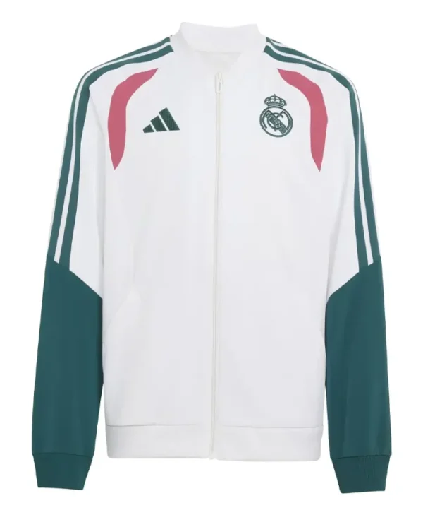 Real Madrid Adidas Training White Track Jacket