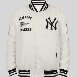 Retro New York Yankees Satin Varsity Jacket