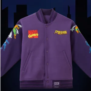 Retro Spider-Man Villains Jacket