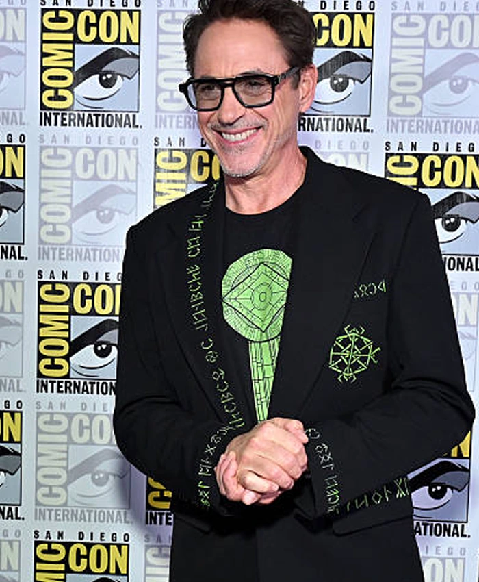Robert Downey Jr Premiere Avengers Doomsday Black Suit
