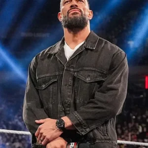 Roman Reigns RAW 2026 Denim Trucker Jacket