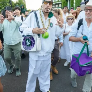 Sacha Baron Cohen Wimbledon Ali G White Track Jacket