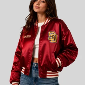 San Diego Padres x Petco Park Satin Jacket For Sale