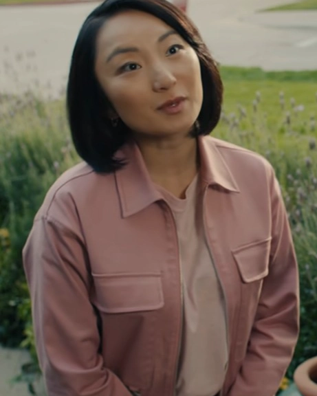 Sarah Weber No Good Deed Pink Jacket