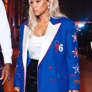 Savannah James Philadelphia 76ers Blazer