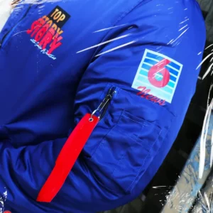 Scream Kenny Top Story Crew Bomber Jacket For Sale